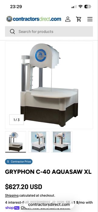 Serra para cortar corais pouco usada  agua  salgada
