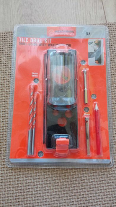 Zestaw do wiercenia w płytkach