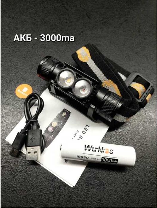 Ліхтар SOFIRN H25LR\LH-351D+RED-light\USB-С ціна з АКБ  Wurkkos 3000ма