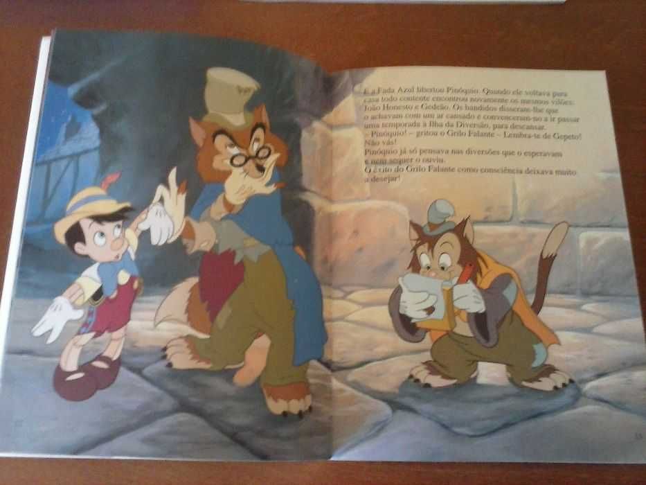 Pinóquio livro com história e jogos