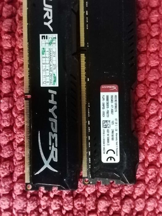 Pamięć 16 GB RAM DDR3, Kingston Fury HyperX.
