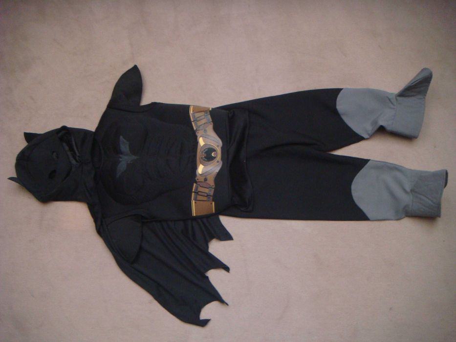 strój przebranie superman batman efekt super mięśni + maska 110 / 116