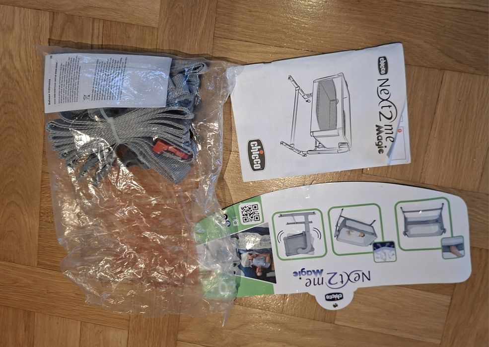 Łóżeczko chicco dostawka kołyska
