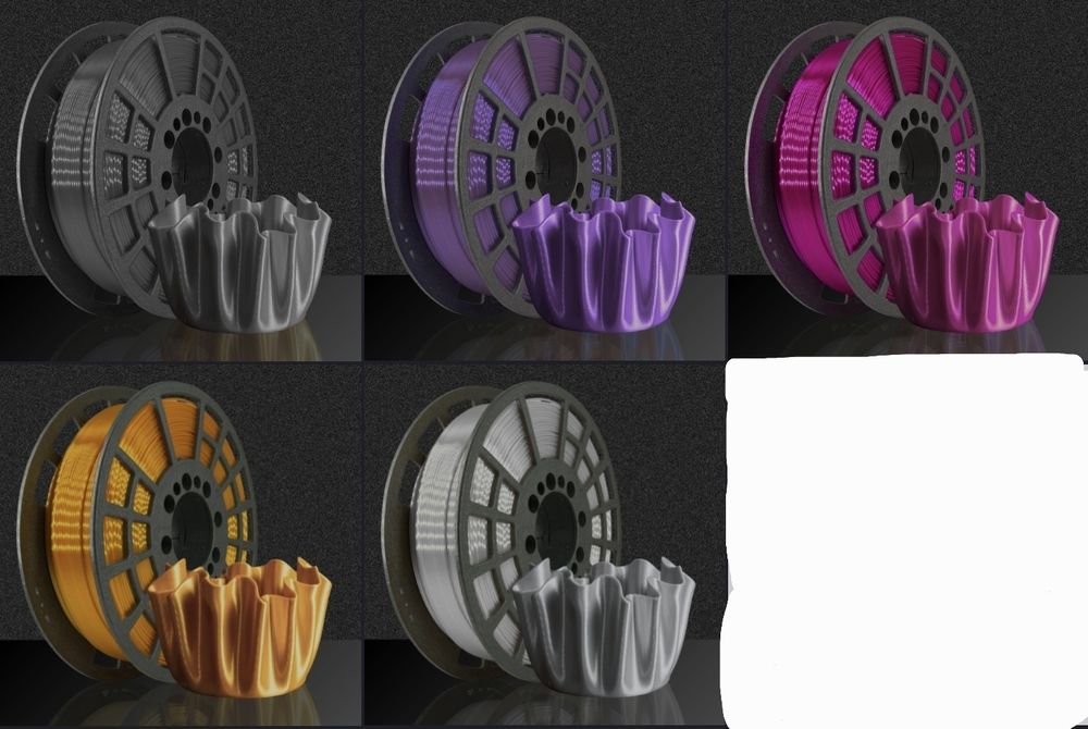 Filamentos 3D PLA PETG ASA TPU 1.75mm 1KG (NOVOS)