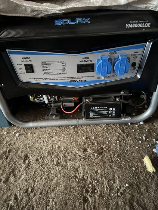Генератор бензин SOLAX  YM4000LQE.  3.2КВ
