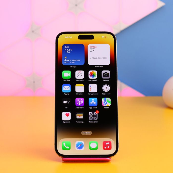 Смартфон Apple iPhone 14 Pro Max 128GB Gold (166564) Б/У З ГАРАНТІЄЮ