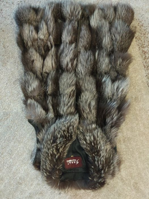 Жилет хутряний, чорнобурка М