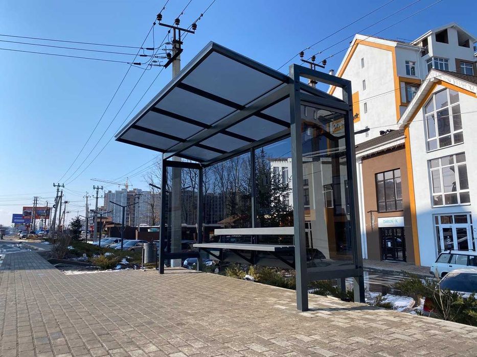 Завод изготовитель автобусных остановок: продажа, доставка, монтаж.