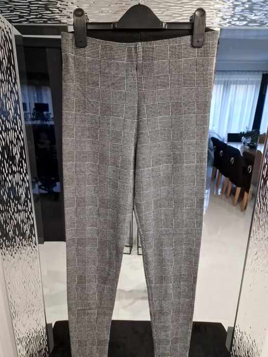 Spodnie legginsy Zara Bassic 36 treginsy kratka rurki