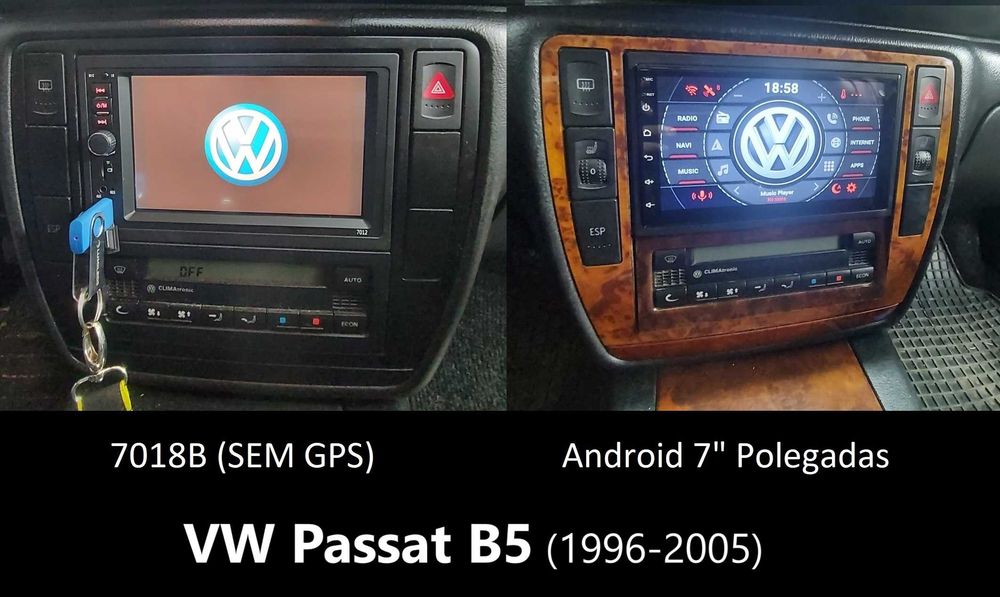 Rádio 2DIN • VW • Golf Passat Bora Polo Sharan Jetta T4 • Android GPS