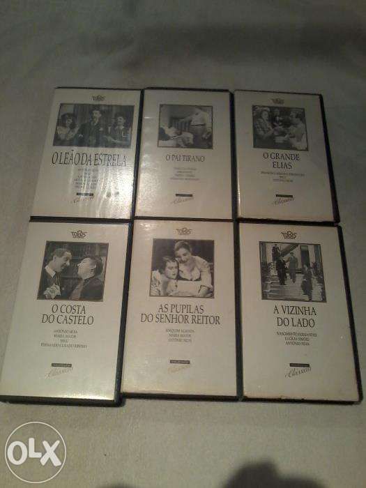 Lote filmes Portugueses colecção "Tobis" - lote 1 - VHS