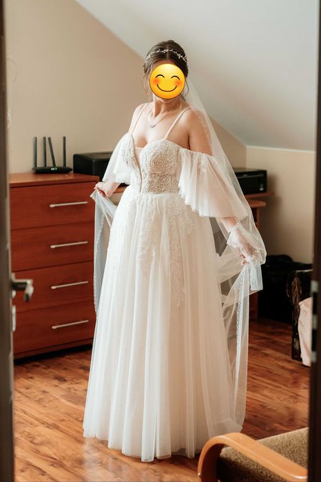 Suknia ślubna plus welon gratis