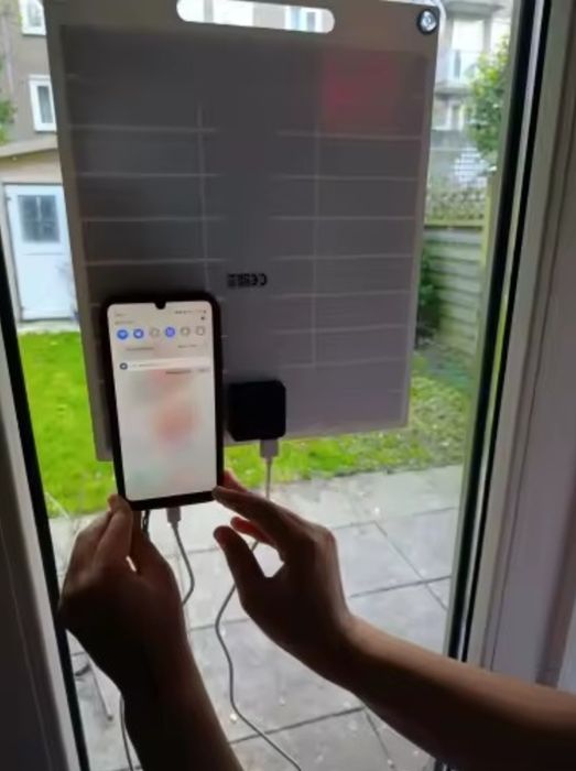 Сонячна панель 15W на два виходи usb 5v до 3А