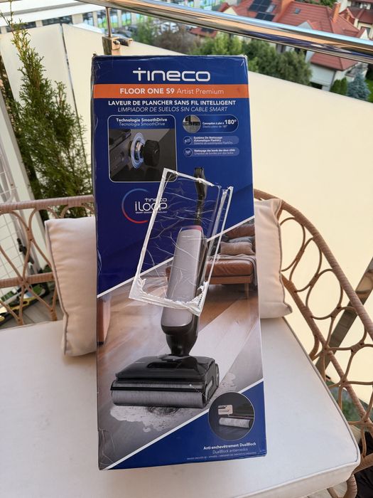 Odkurzacz Mapujący Tineco Floor One S9 Artist Premium Myjący Pionowy Bezprzewodowy Box Akcesoria