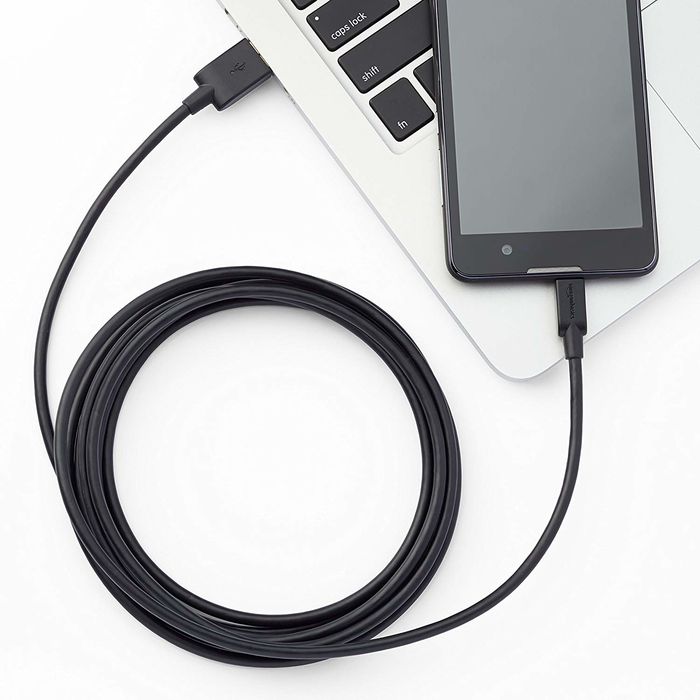 outlet kabel amazonbasic usb - microusb typ b 3 m czarny czarny