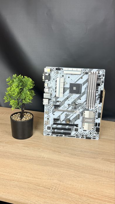 Msi b350 arctic tomahawk ам4 материнська плата