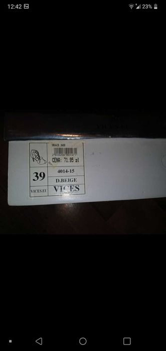 Nowe buty marka vices