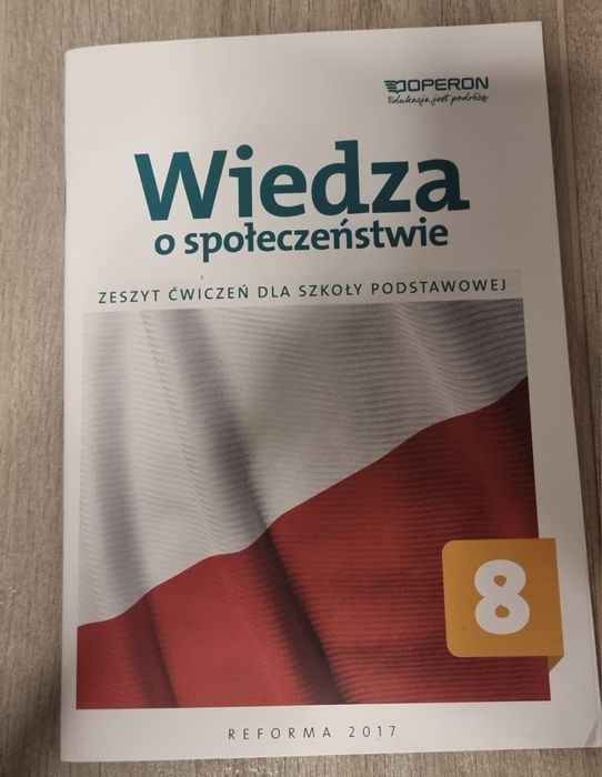 Zeszyt ćwiczeń Wiedza o społeczeństwie klasa ósma