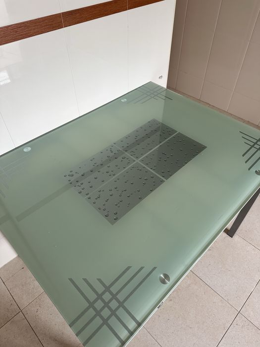 Mesa de Vidro - Extensivel