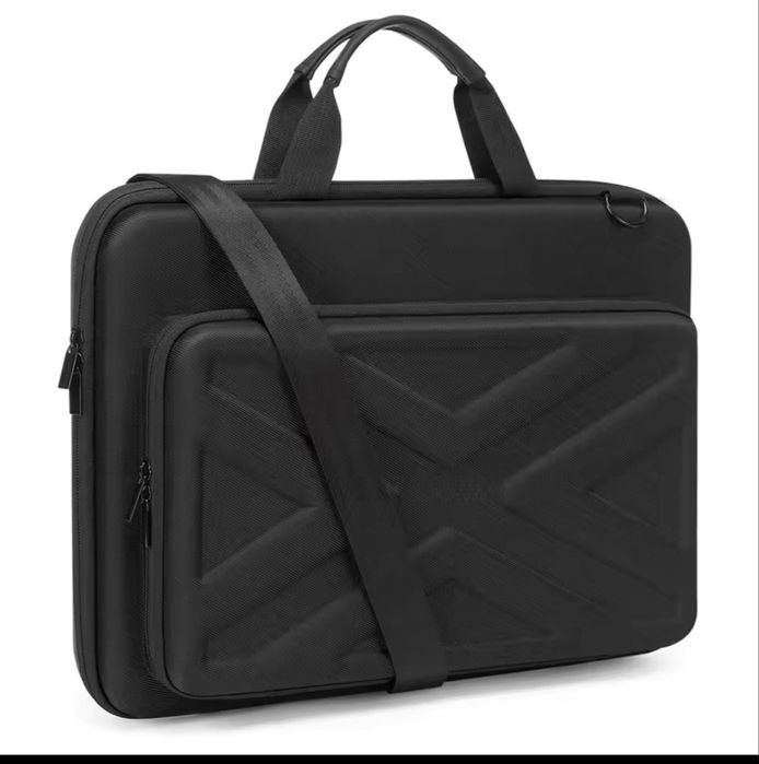 Сумка кейс для ноутбука 17" діагональ синя металік