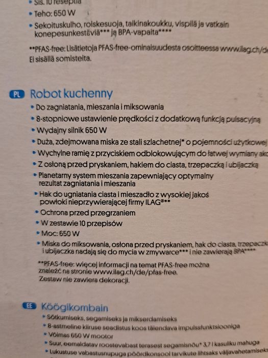 Robot kuchenny planetarny