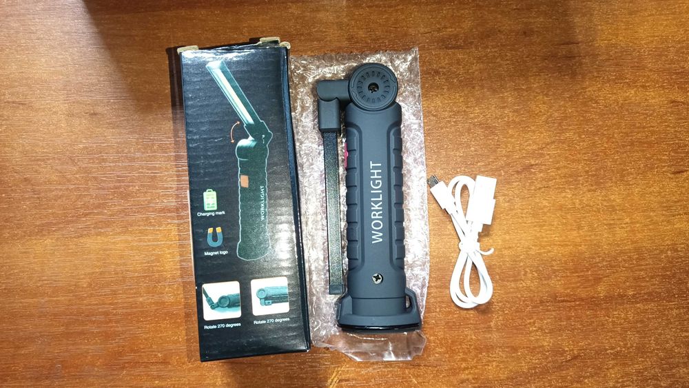 Светодиодный перезаряжаемый фонарь, ліхтар, аварийный свет