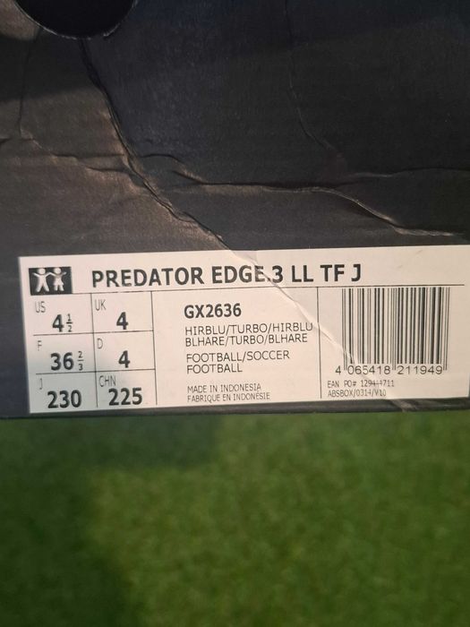 NOWE Turfy dla dzieci adidas Predator Edge.3 LaceLess TF GX2636