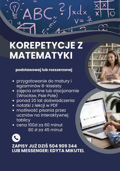 matematyka korepetycje