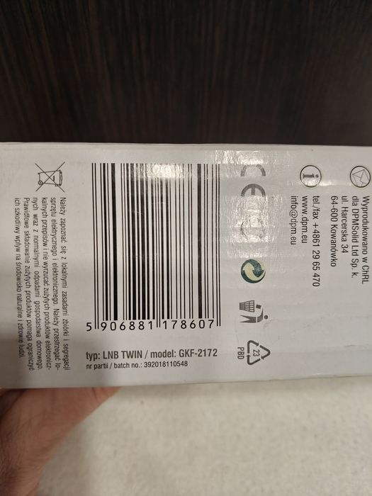 2 x Konwerter twin (podwójny) DPM Solid GKF-2172