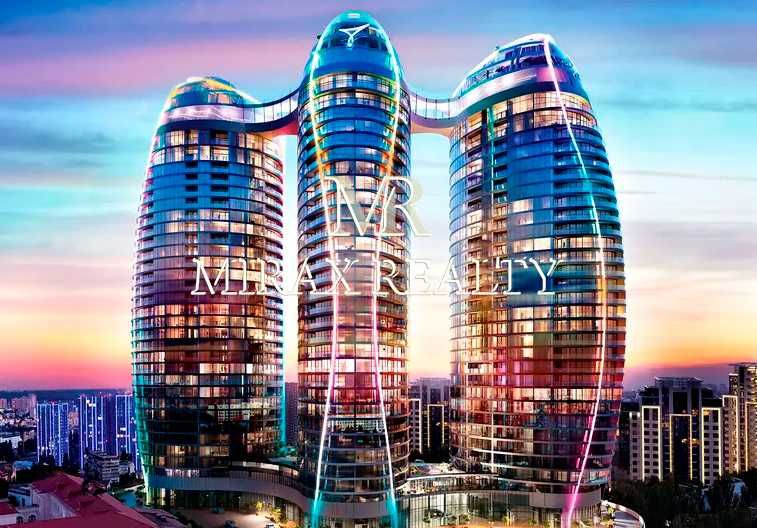 Продаж видової 3-кімнатної квартири 82,5 м2 з терасою в Taryan Towers вежа 3 Печерськ