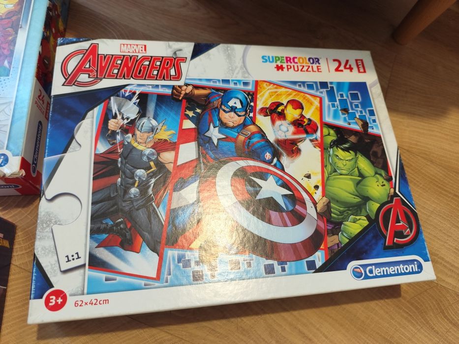 Puzzle dla chłopca Marvel Spider Man Avengers Super Hero Adventures 24 maxi Clementoni 3+