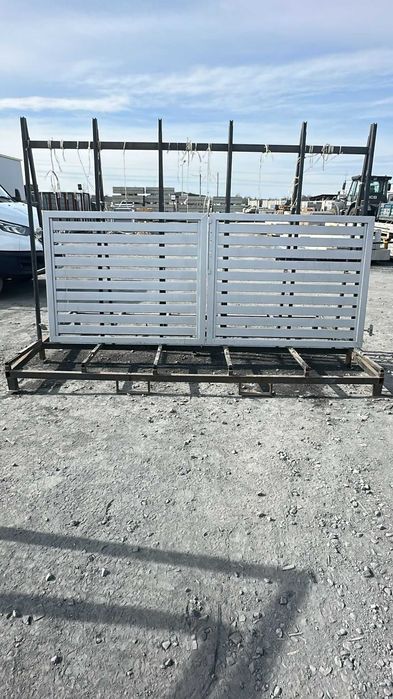 Brama palisadowa 1.2 x 2,97 m– RAL 9006– komplet– TANIEJ 40% CC02778