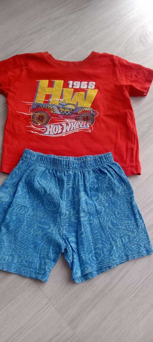 Piżama chłopięca 92cm hot wheels