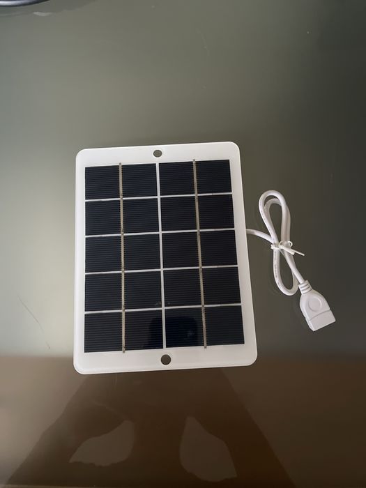 Painel solar com porta usb para carregar telemoveis