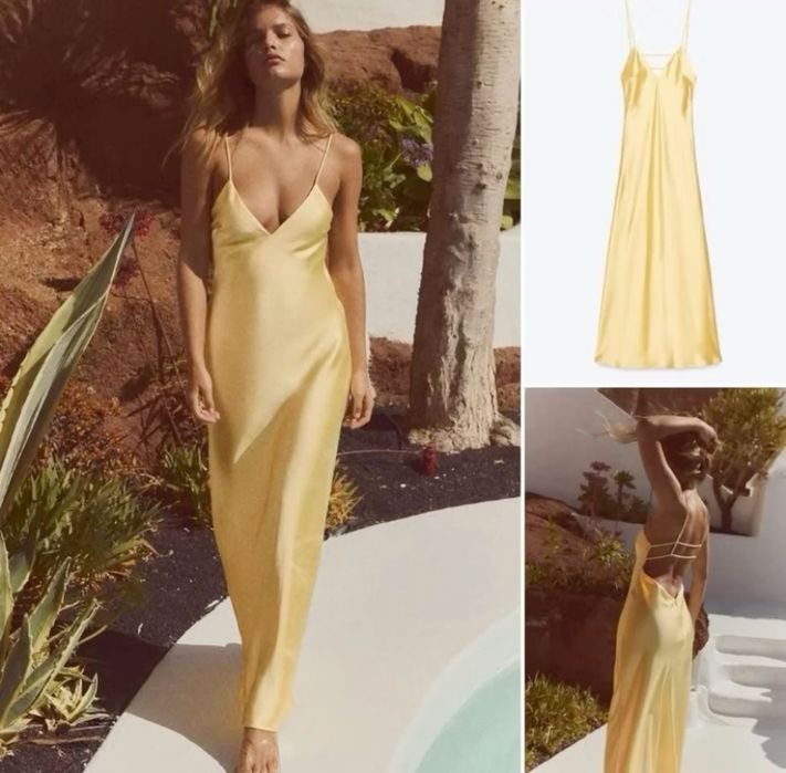 Сукня Zara сатинова