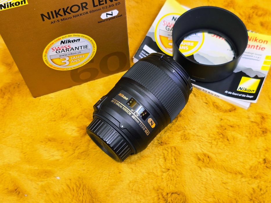 ‼️ШИКАРНИЙ МАКРО‼️ Nikon AF-S Micro NIKKOR 60mm f 2.8 G ED FullFame (FX) -- СТАН НОВОГО! --
