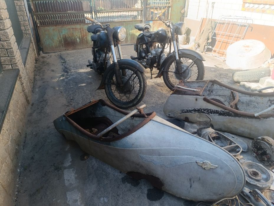 Mz ifa bk 350 з коляскою