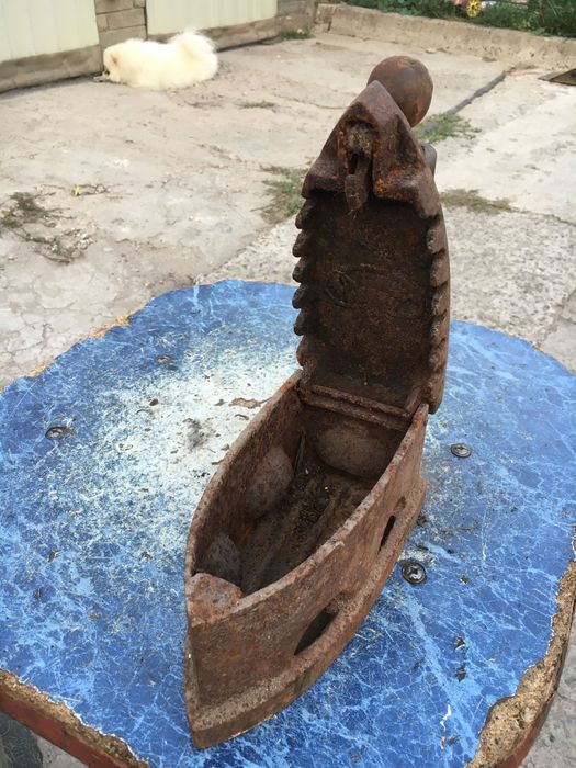 Утюг на дровах утюг на углях ретро старинный в коллекцию