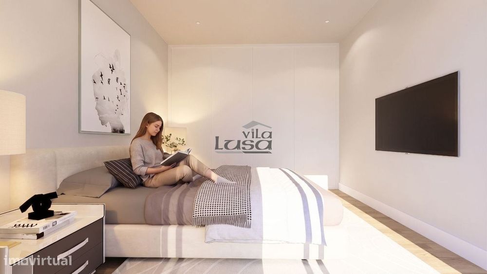 Apartamento T1 Novo varanda e lugar de garagem Vilar de Paraiso, Vi...