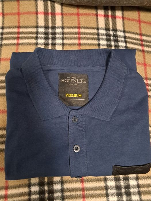 Сорочка поло Hopenlife Paris Premium , Поло з довгим рукавом.