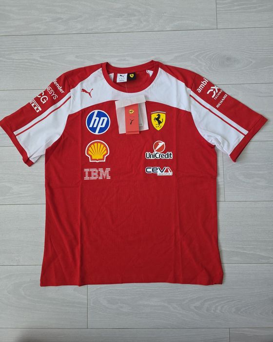 Koszulka Scuderia Ferrari 2026, Puma, F1, Formula 1, Leclerc, Hamilton