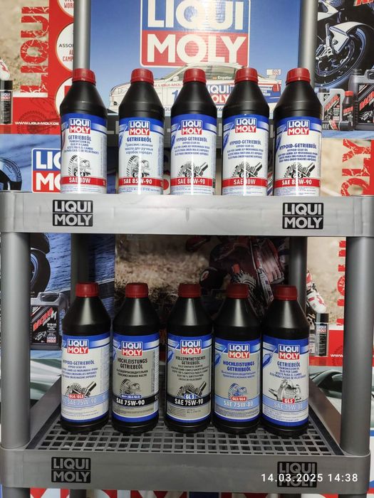 Оригінальна моторна олива Liqui Moly 10w40 5w40 5w30 0w40 0w20 10w60