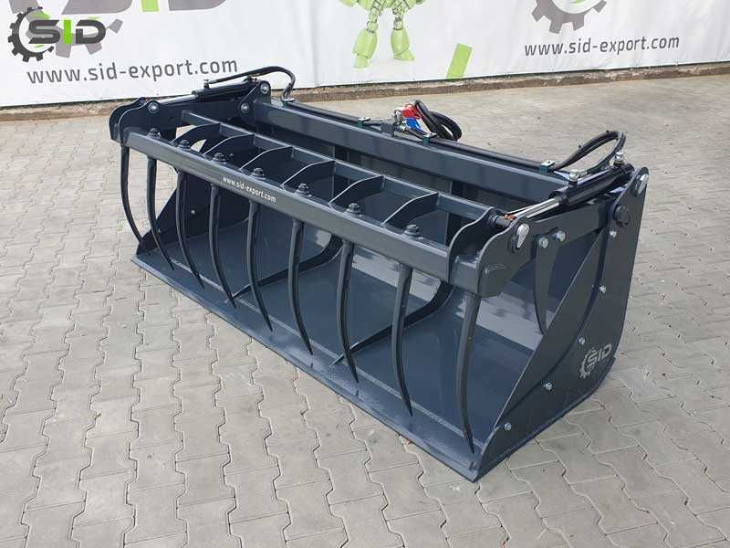 Łyżko krokodyl ząb kuty M, szuflo krokodyl rekin 1,6m 0,7m3 [LKM2] SID