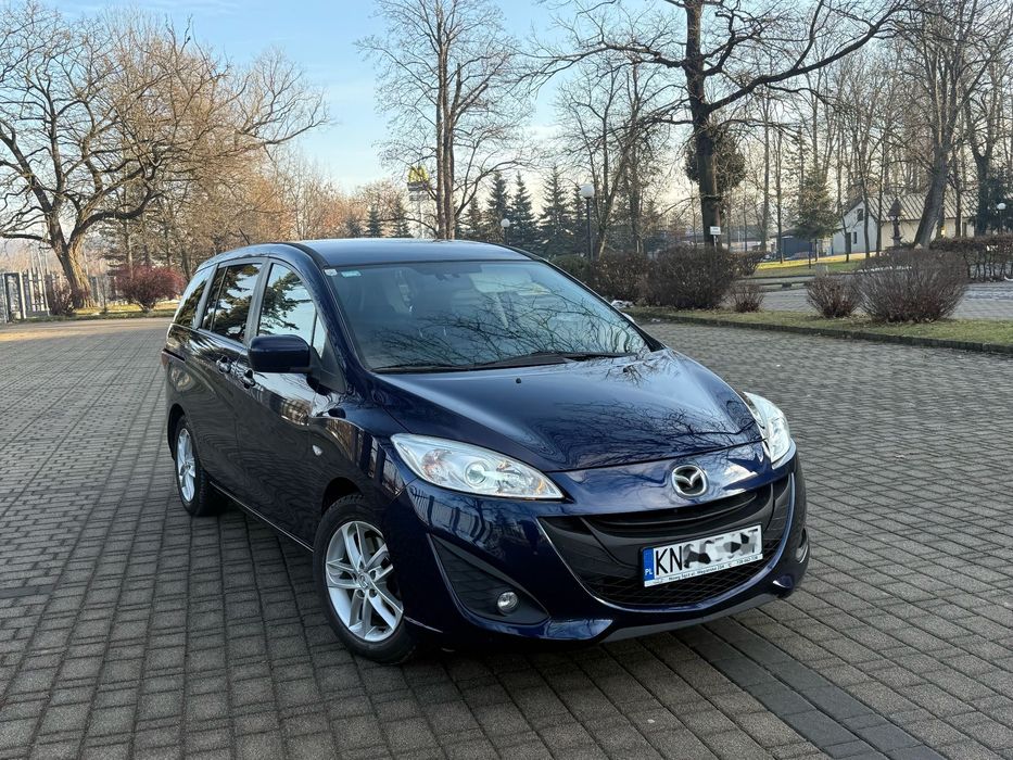 Mazda 5 Benzyna, BEZ RDZY - świetny stan blacharski, 7 - osobowa