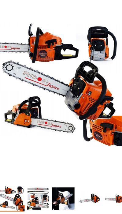 Piła spalinowa łańcuchowa  BULL-TECH  najmocniejsza 4.9km wyprzedaż