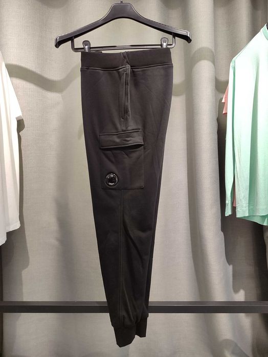 Штани C.P. COMPANY Diagonal Raised Fleece Lens Sweat Pants Black