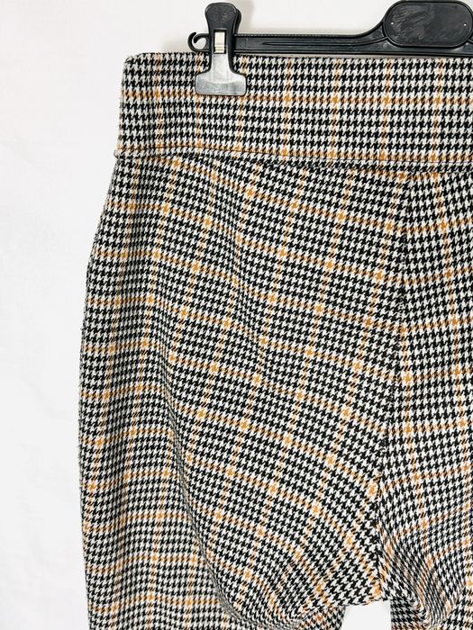 Legginsy kryjące w drobną kratkę 4XL 48