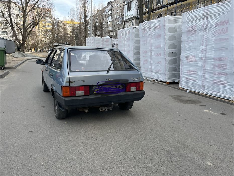 Ваз 2109 на полном боевом ходу