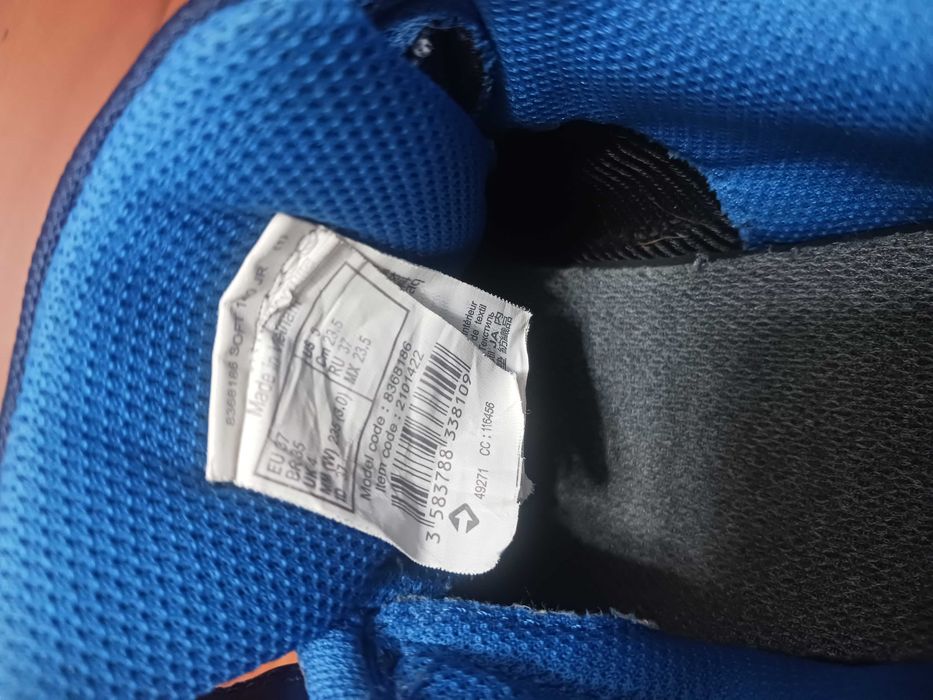 Tênis da decathlon soft 140 Azul/Branco - n° 37