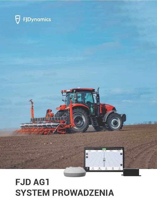 Nawigacja Rolnicza - FJD AG1 System Prowadzenia Ręcznego RTK 2.5 cm